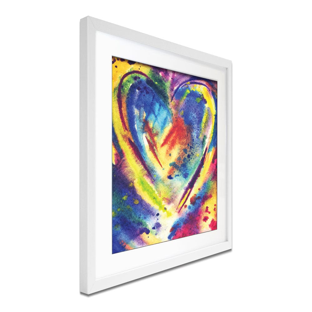 Heart Framed Art Print wall art product Ollga P / Shutterstock