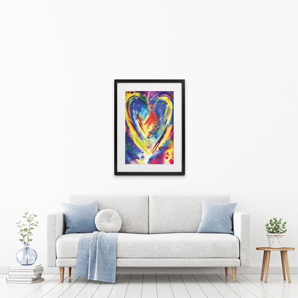 Heart Framed Art Print wall art product Ollga P / Shutterstock