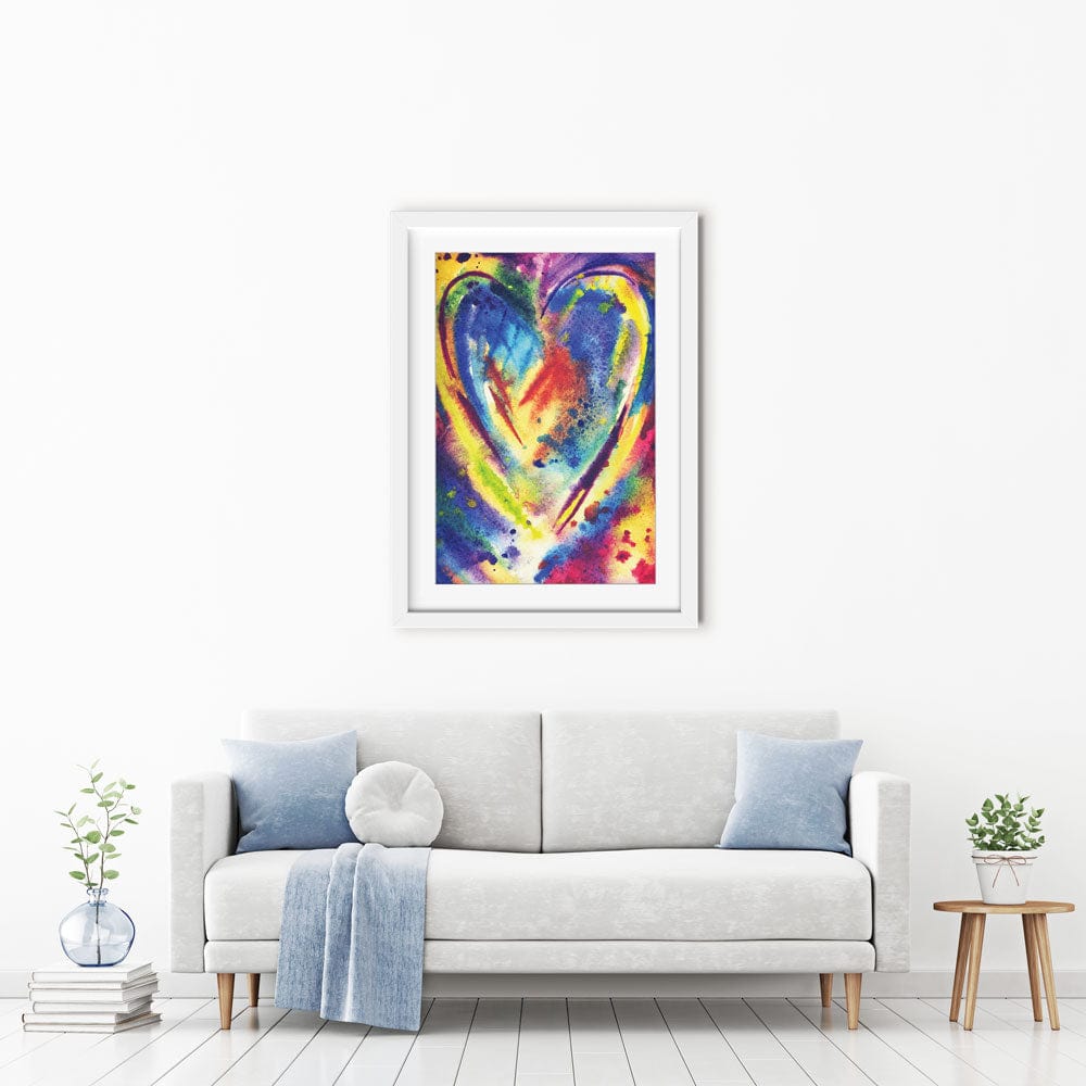 Heart Framed Art Print wall art product Ollga P / Shutterstock