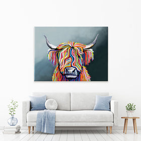 Highland Cow Canvas Print