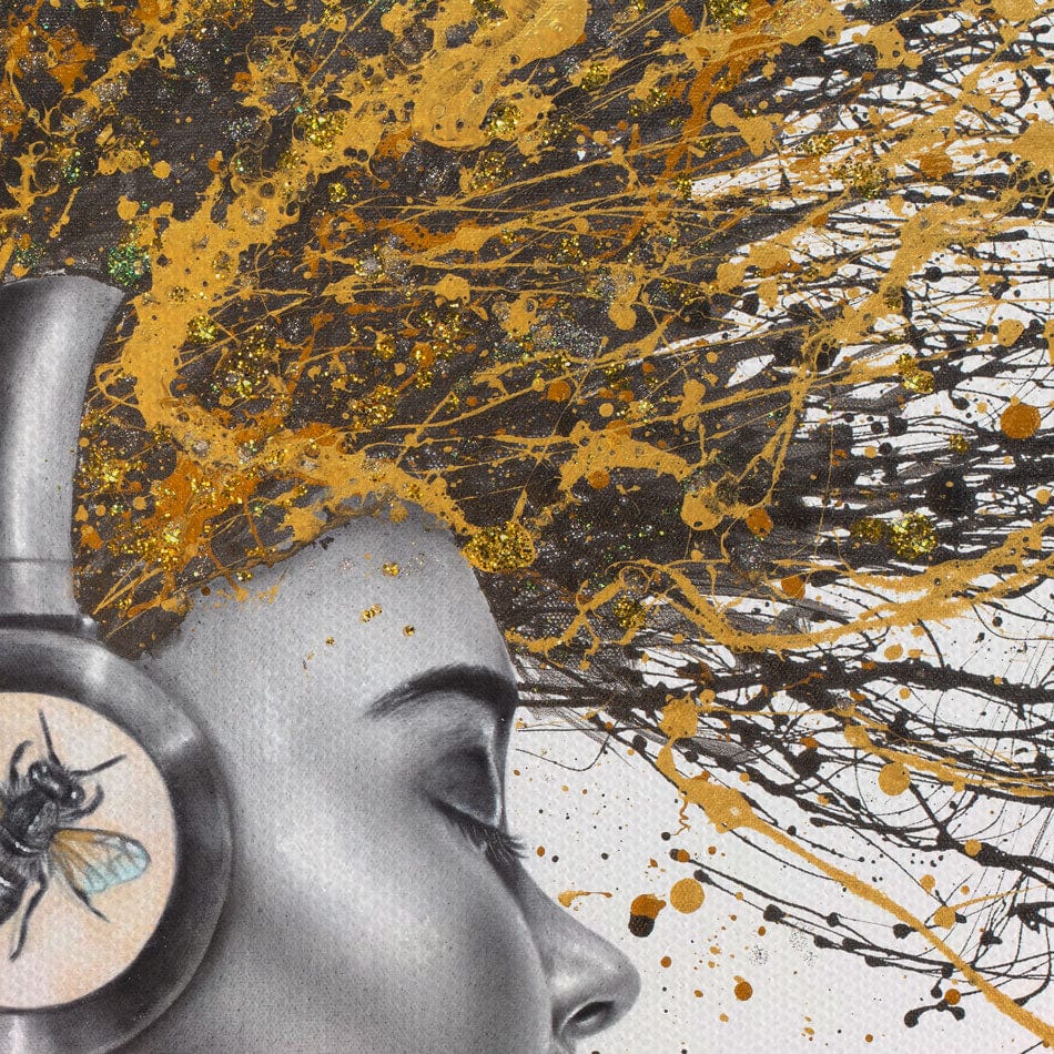 Honey Melody Canvas Print wall art product Ashvin Harrison