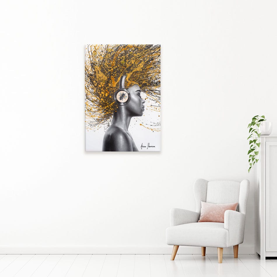 Honey Melody Canvas Print wall art product Ashvin Harrison