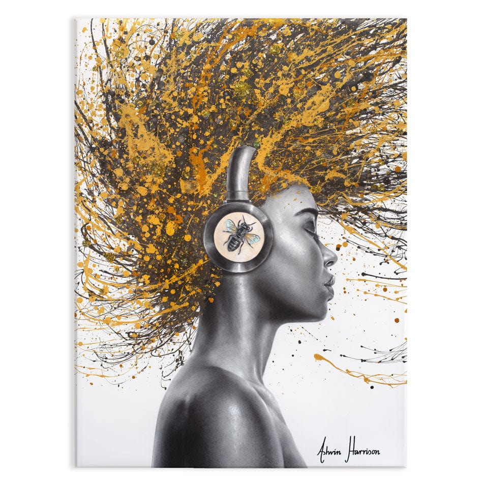 Honey Melody Canvas Print wall art product Ashvin Harrison