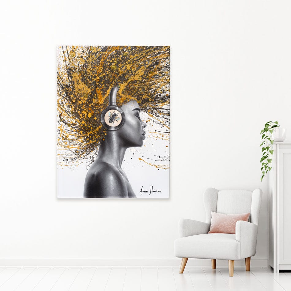Honey Melody Canvas Print wall art product Ashvin Harrison