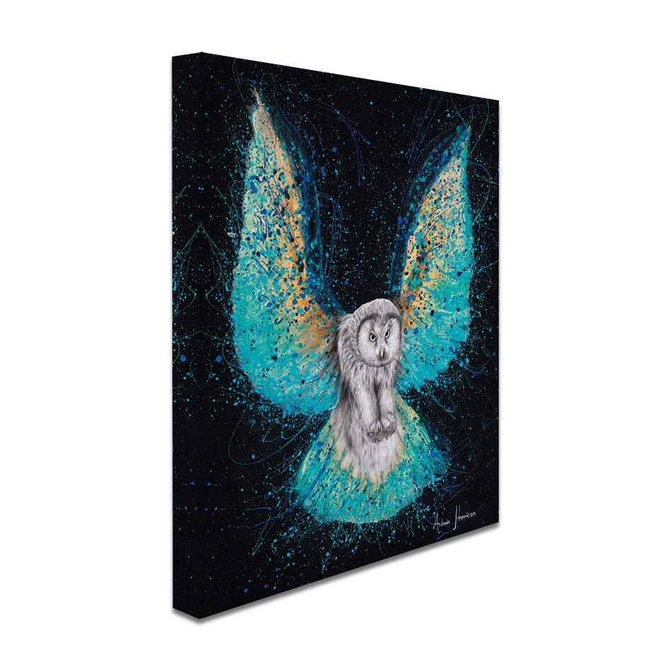 Illuminated Night Owl Canvas Print wall art product Ashvin Harrison