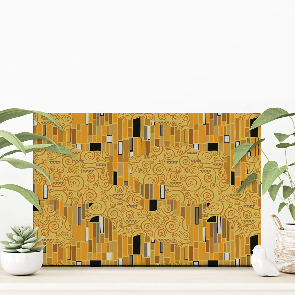 Klimt Geometric Canvas Print