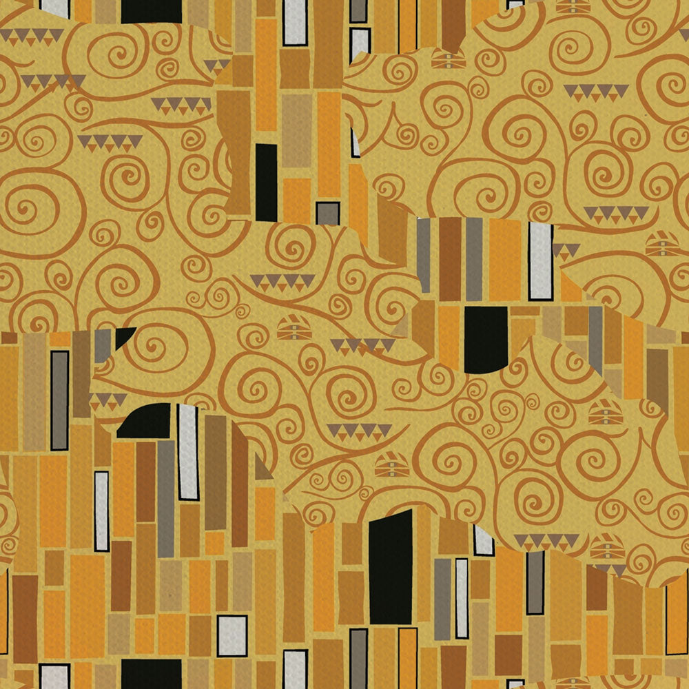 Klimt Geometric Canvas Print