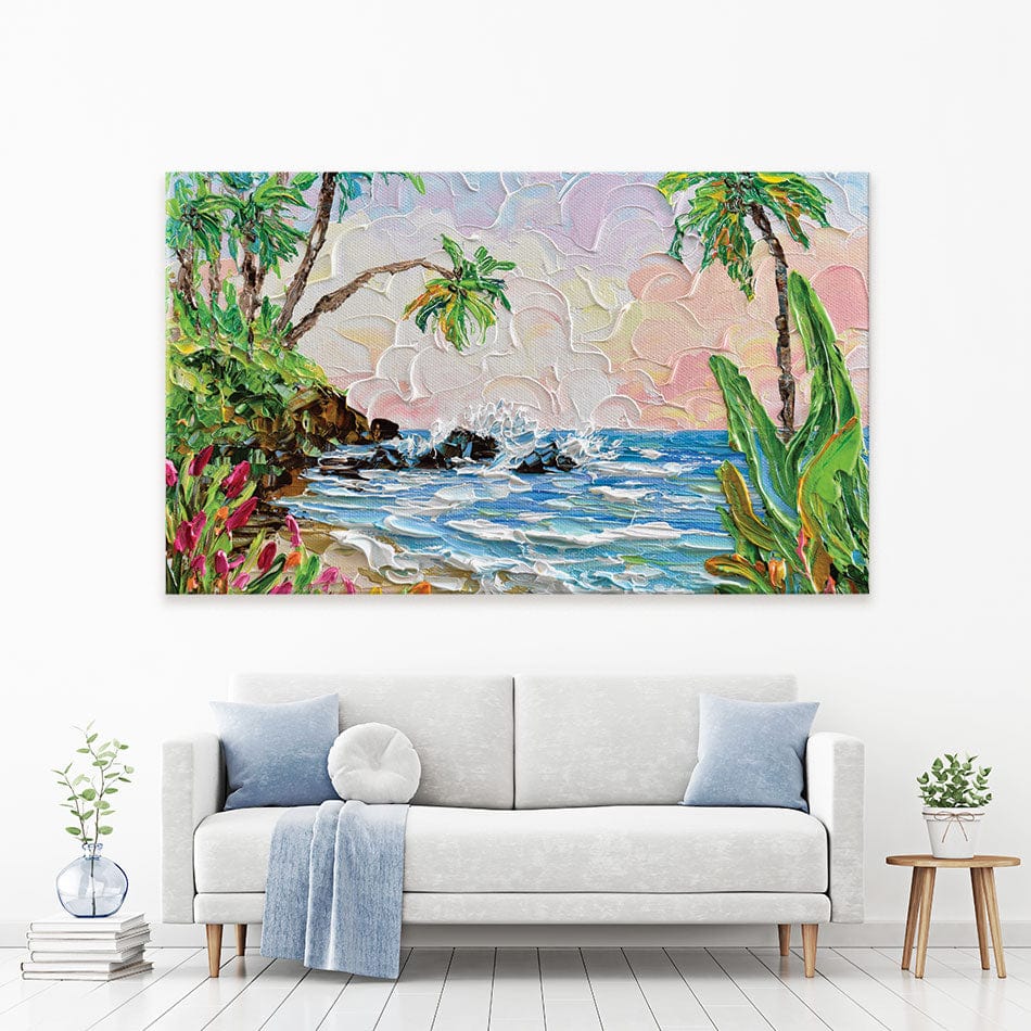 Laguna Canvas Print wall art product Olga Tkachyk