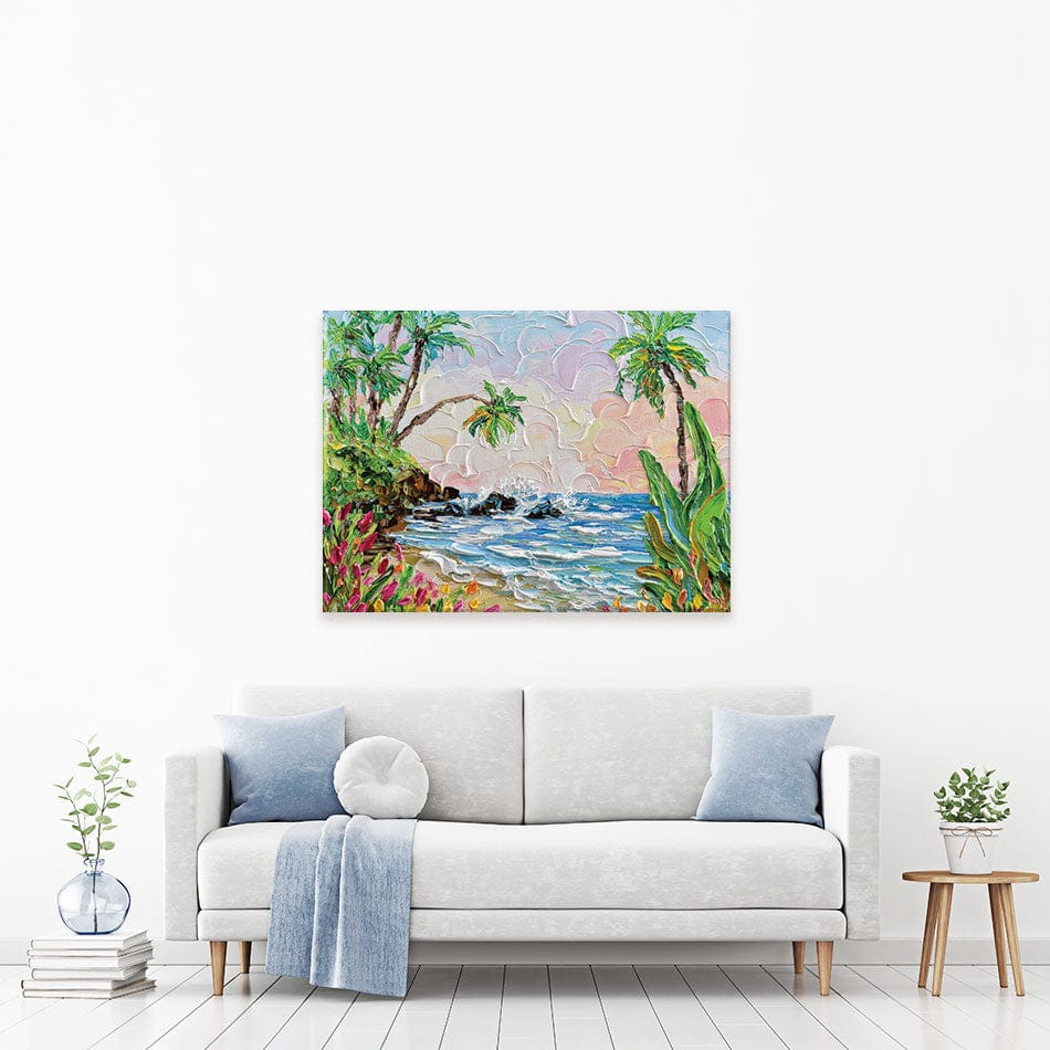 Laguna Canvas Print wall art product Olga Tkachyk