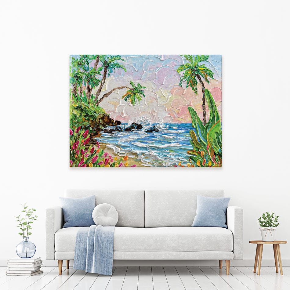 Laguna Canvas Print wall art product Olga Tkachyk