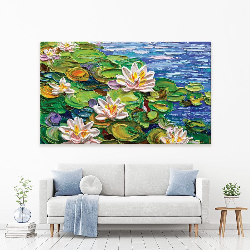 Lillies Canvas Print wall art product Olga Tkachyk