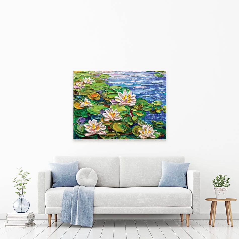 Lillies Canvas Print wall art product Olga Tkachyk