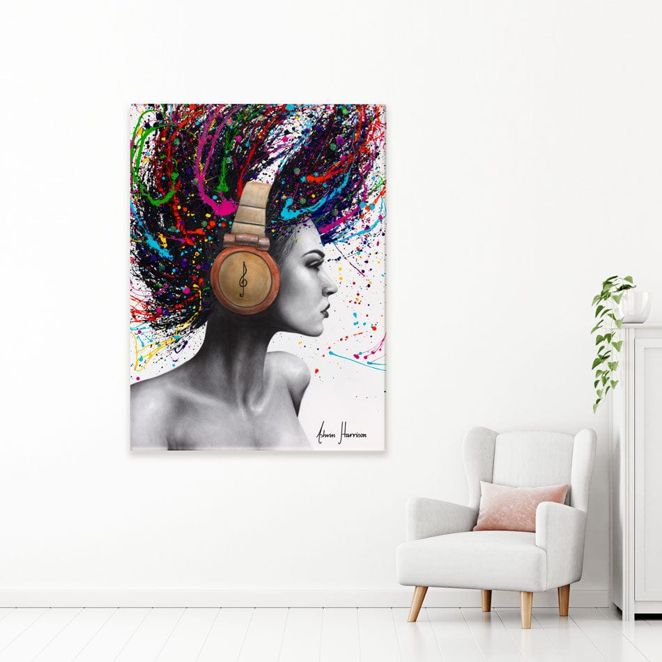 Listen Loud Canvas Print wall art product Ashvin Harrison