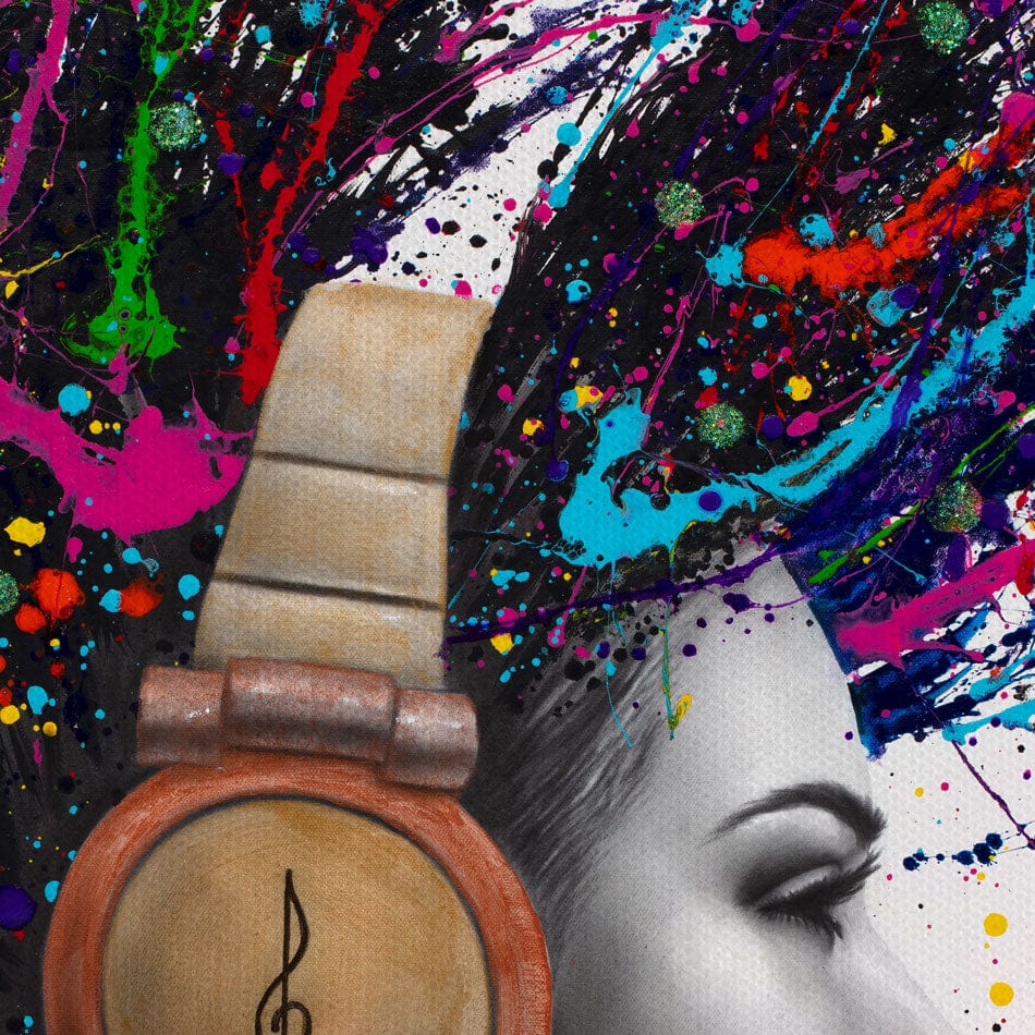 Listen Loud Canvas Print wall art product Ashvin Harrison
