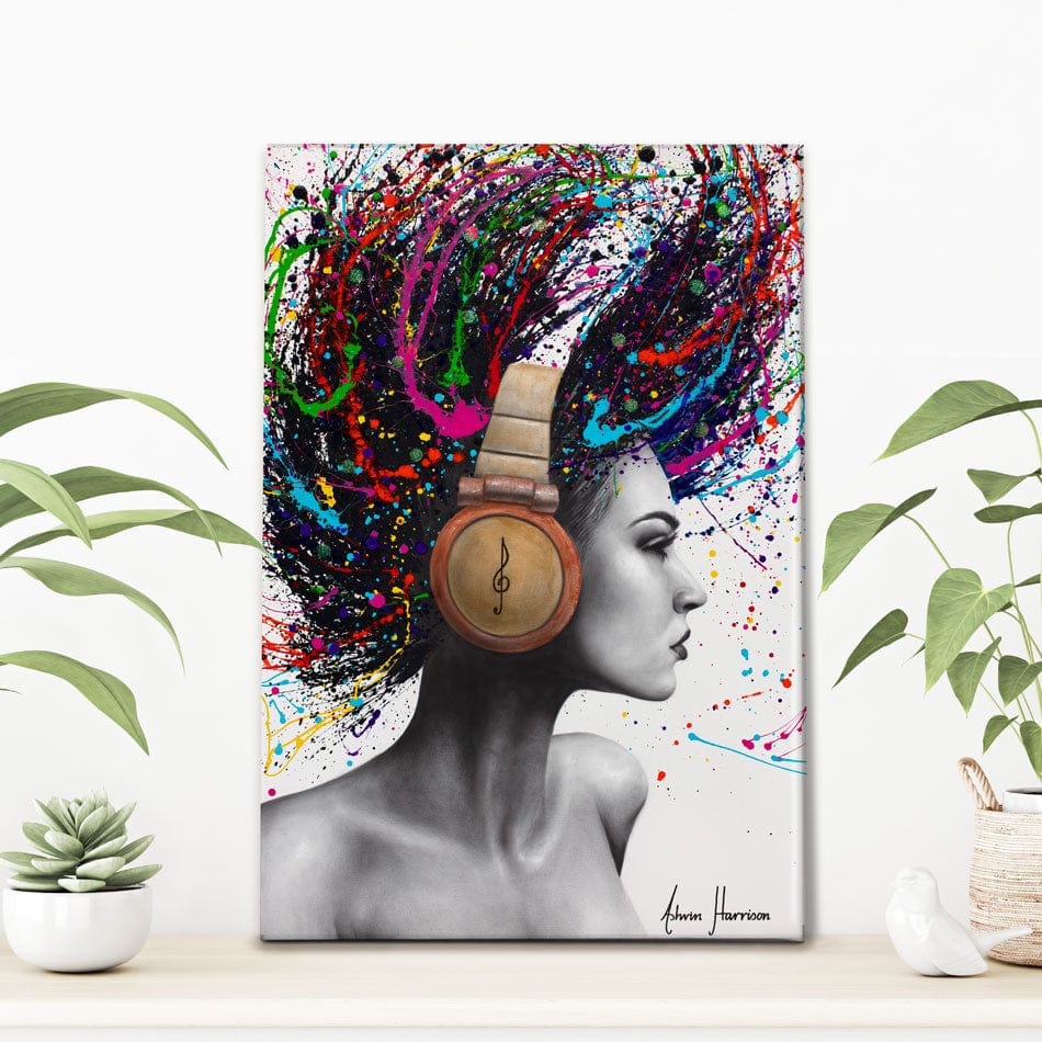 Listen Loud Canvas Print wall art product Ashvin Harrison