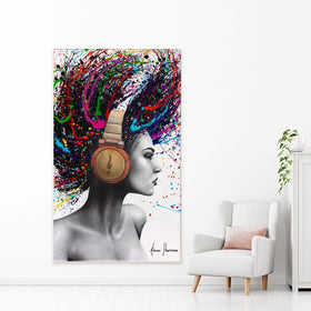 Listen Loud Canvas Print wall art product Ashvin Harrison
