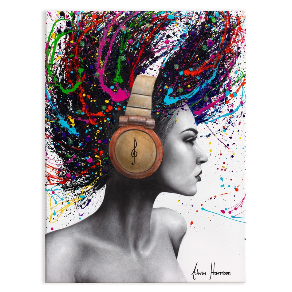 Listen Loud Canvas Print wall art product Ashvin Harrison