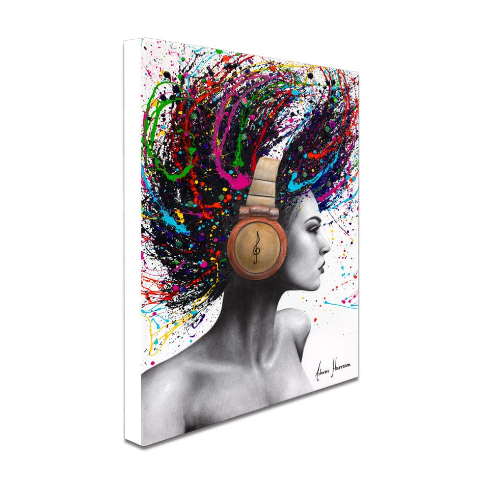 Listen Loud Canvas Print wall art product Ashvin Harrison