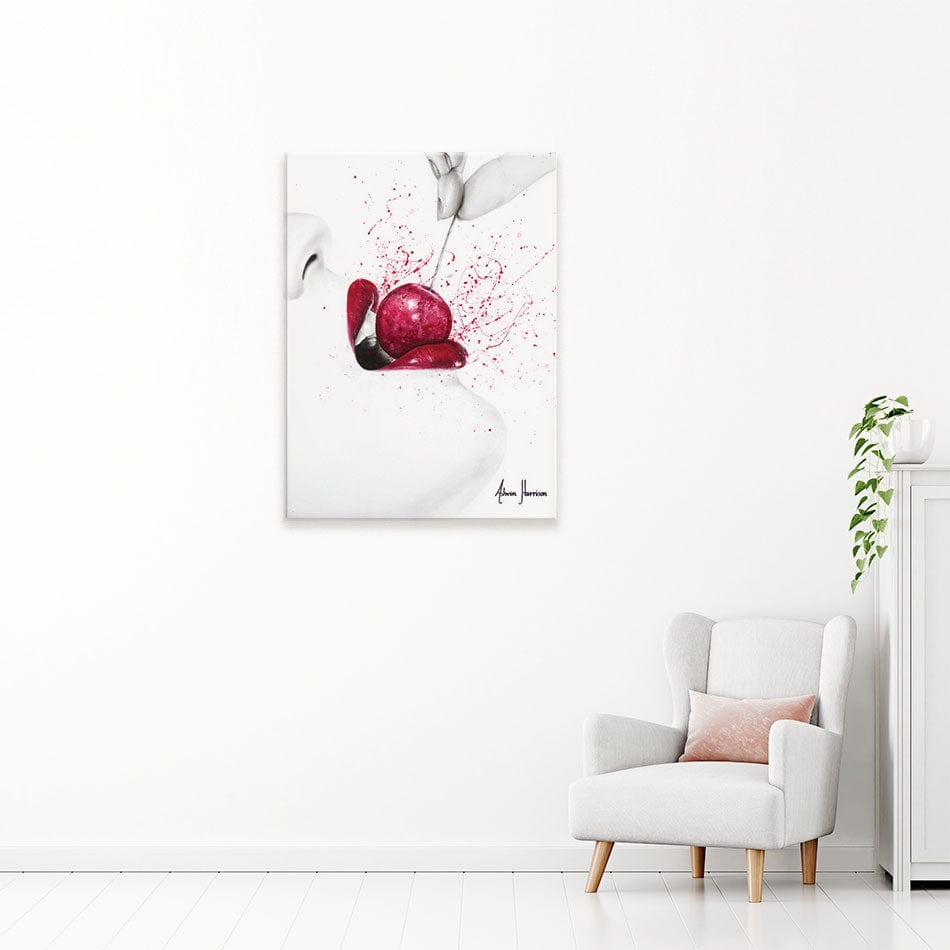 Little Sweet Cherry Canvas Print wall art product Ashvin Harrison