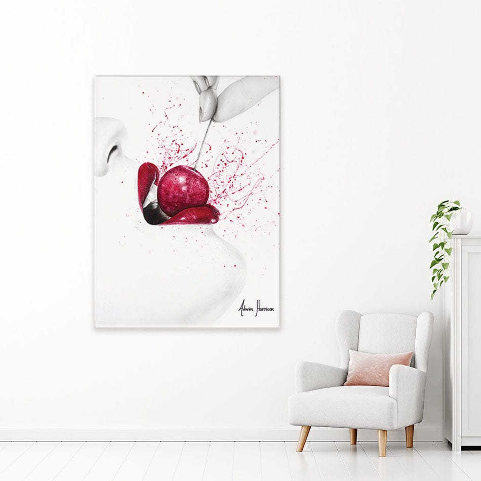 Little Sweet Cherry Canvas Print wall art product Ashvin Harrison