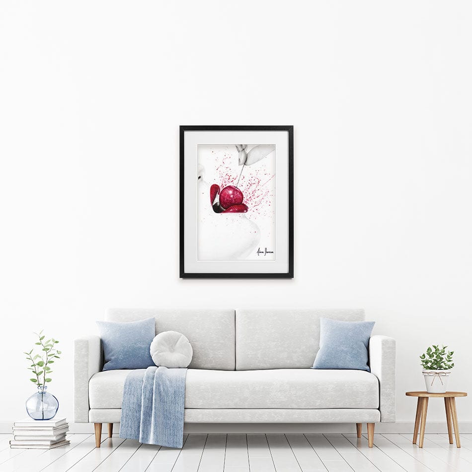 Little Sweet Cherry Framed Art Print wall art product Ashvin Harrison
