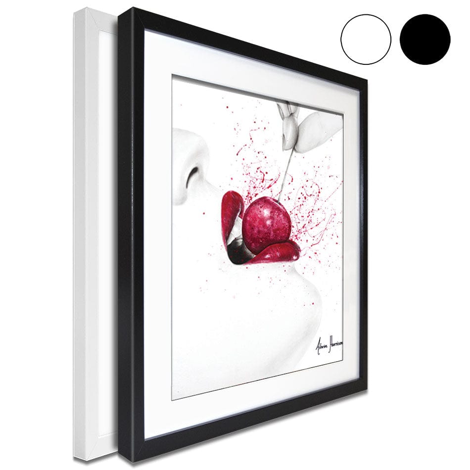 Little Sweet Cherry Framed Art Print wall art product Ashvin Harrison