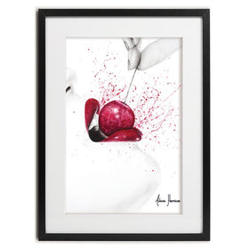Little Sweet Cherry Framed Art Print wall art product Ashvin Harrison