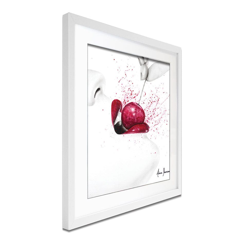 Little Sweet Cherry Framed Art Print wall art product Ashvin Harrison