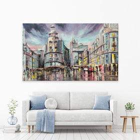 Madrid Gran Via Canvas Print wall art product Lana Tikhonova / Shutterstock