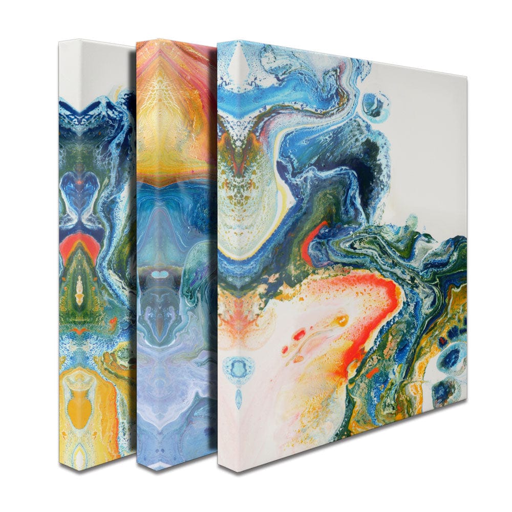 Marble Flow Trio Canvas Print wall art product Rudchenko Liliia / Shutterstock