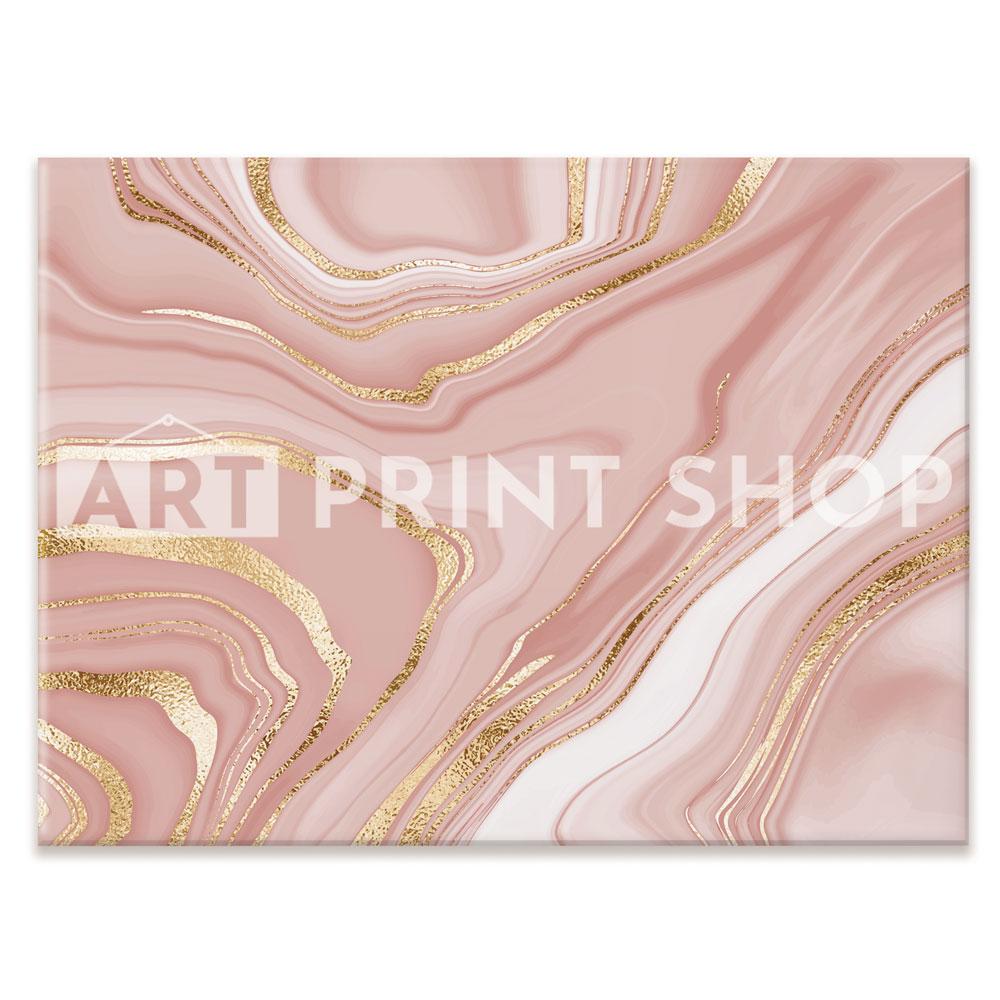 Marbled Rose Canvas Print wall art product NikaMooni / Shutterstock