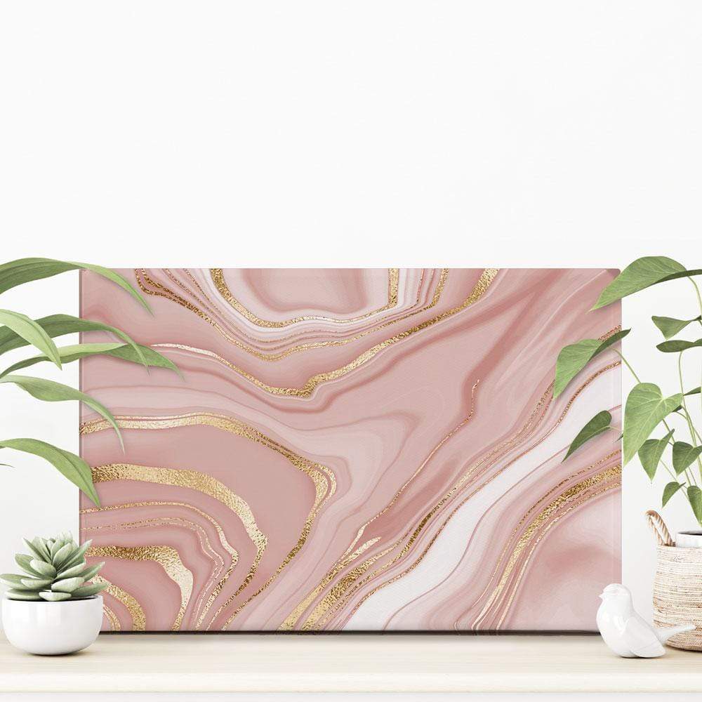 Marbled Rose Canvas Print wall art product NikaMooni / Shutterstock