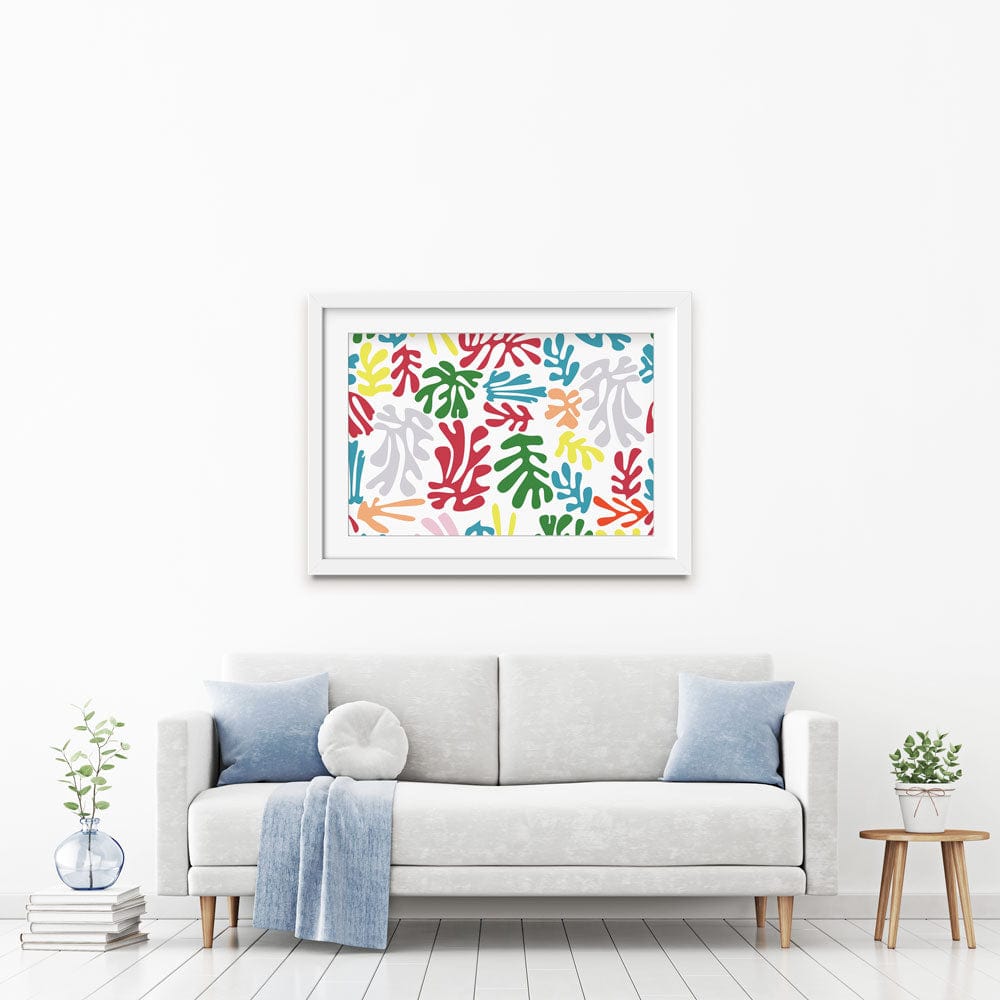 Matisse Patterns Framed Art Print wall art product bluelela / Shutterstock