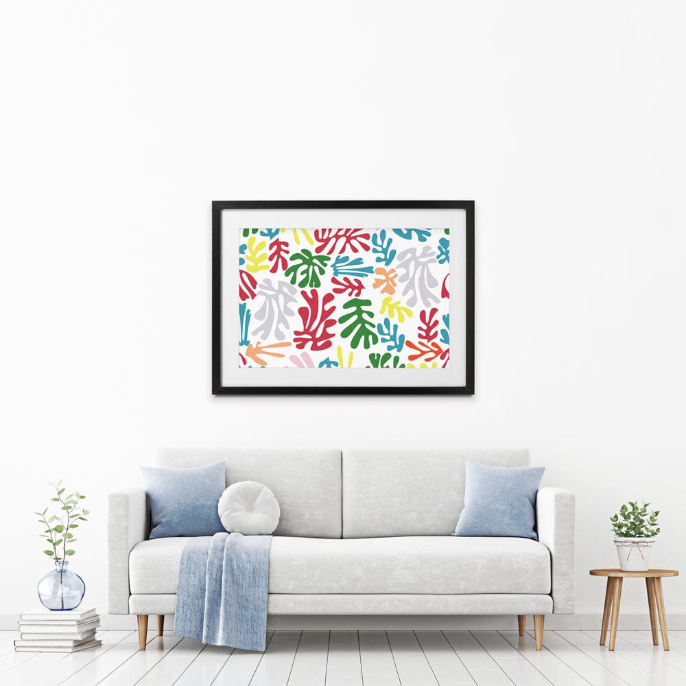 Matisse Patterns Framed Art Print wall art product bluelela / Shutterstock