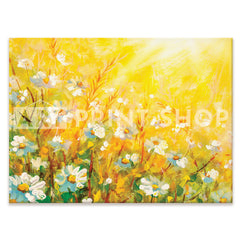 Meadow In Spring Canvas Print