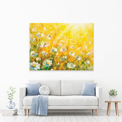 Meadow In Spring Canvas Print