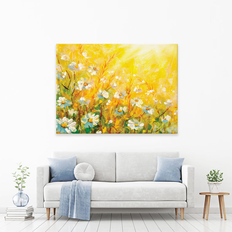 Meadow In Spring Canvas Print