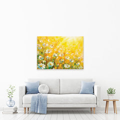 Meadow In Spring Canvas Print