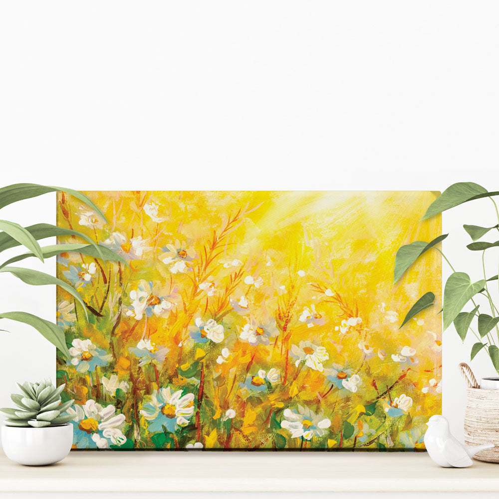 Meadow In Spring Canvas Print