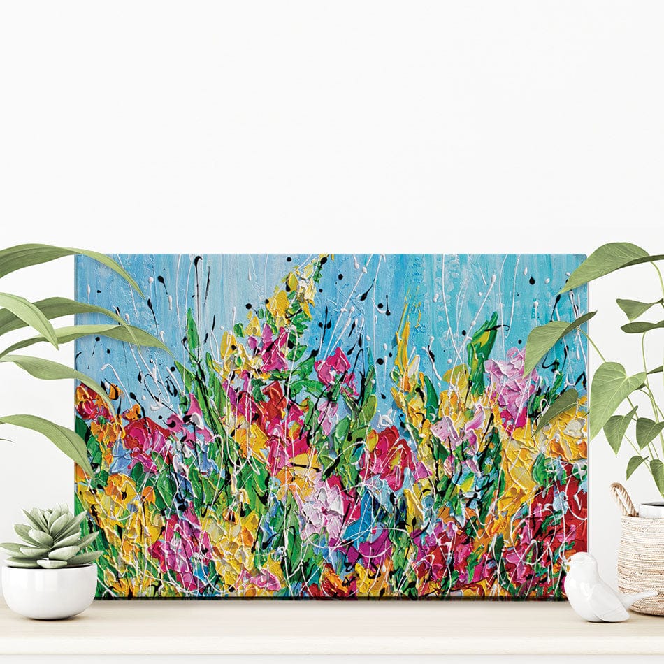 Messy Floral Canvas Print wall art product Olga Tkachyk