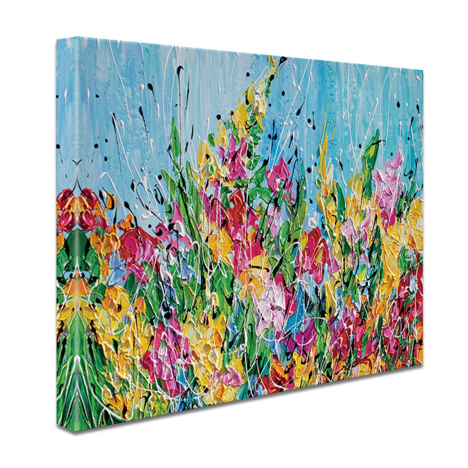 Messy Floral Canvas Print wall art product Olga Tkachyk