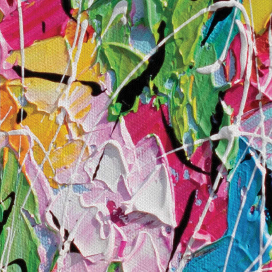 Messy Floral Canvas Print wall art product Olga Tkachyk