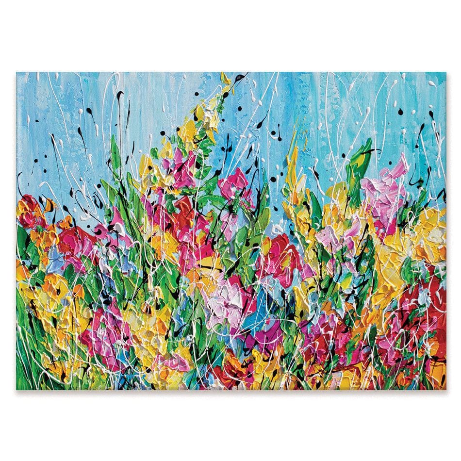 Messy Floral Canvas Print wall art product Olga Tkachyk