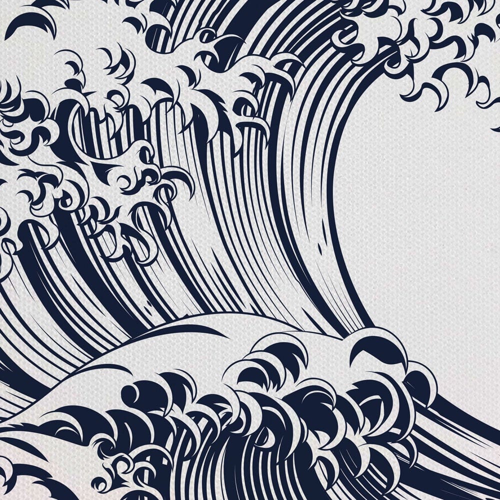 Modern Wave Canvas Print wall art product Christos Georghiou / Shutterstock