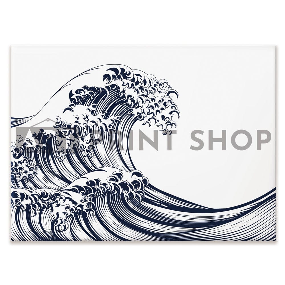 Modern Wave Canvas Print wall art product Christos Georghiou / Shutterstock