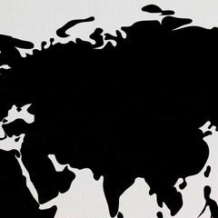 Modern World Map Canvas Print