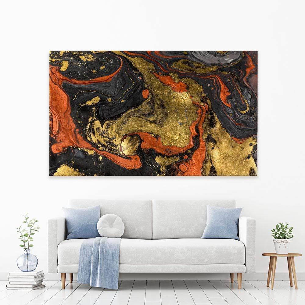 Molten Marble Canvas Print wall art product Ana Babii / Shutterstock
