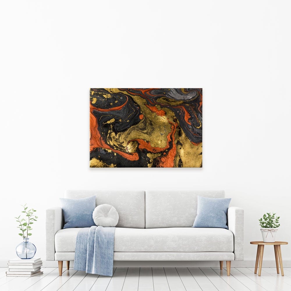Molten Marble Canvas Print wall art product Ana Babii / Shutterstock