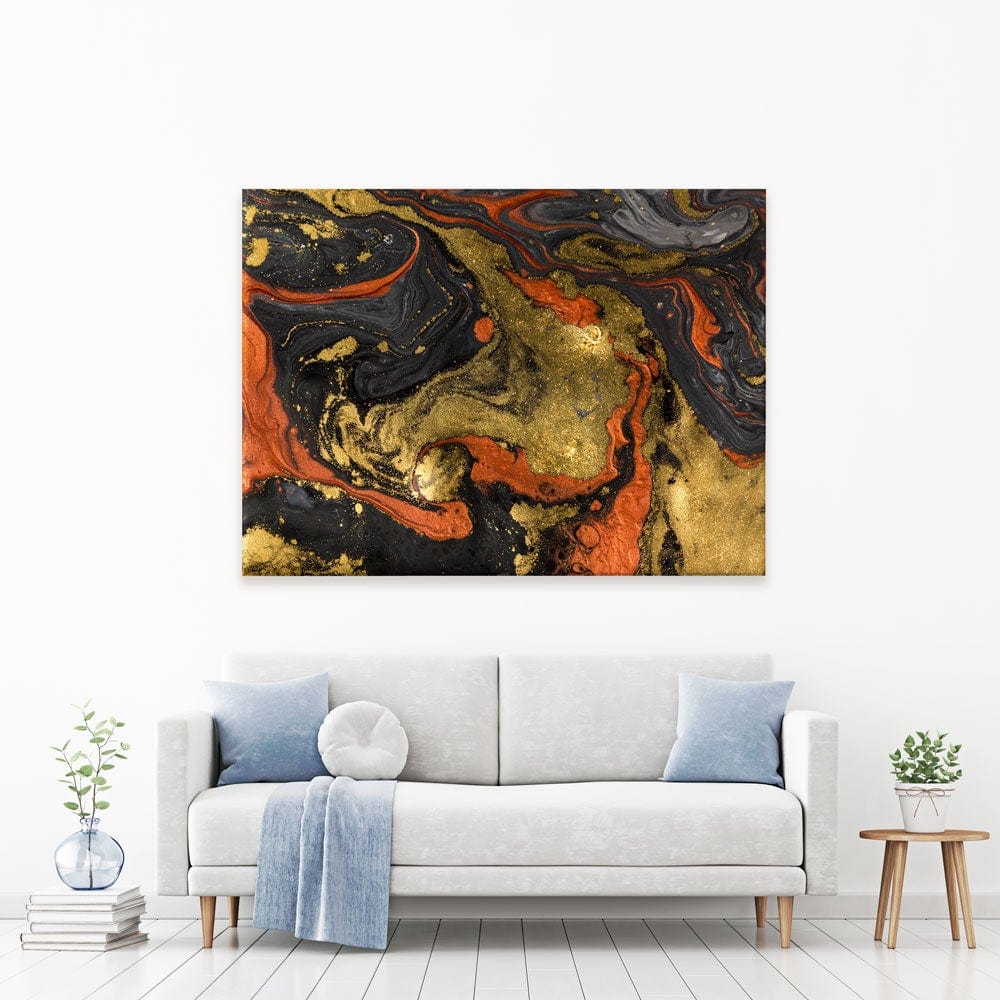 Molten Marble Canvas Print wall art product Ana Babii / Shutterstock