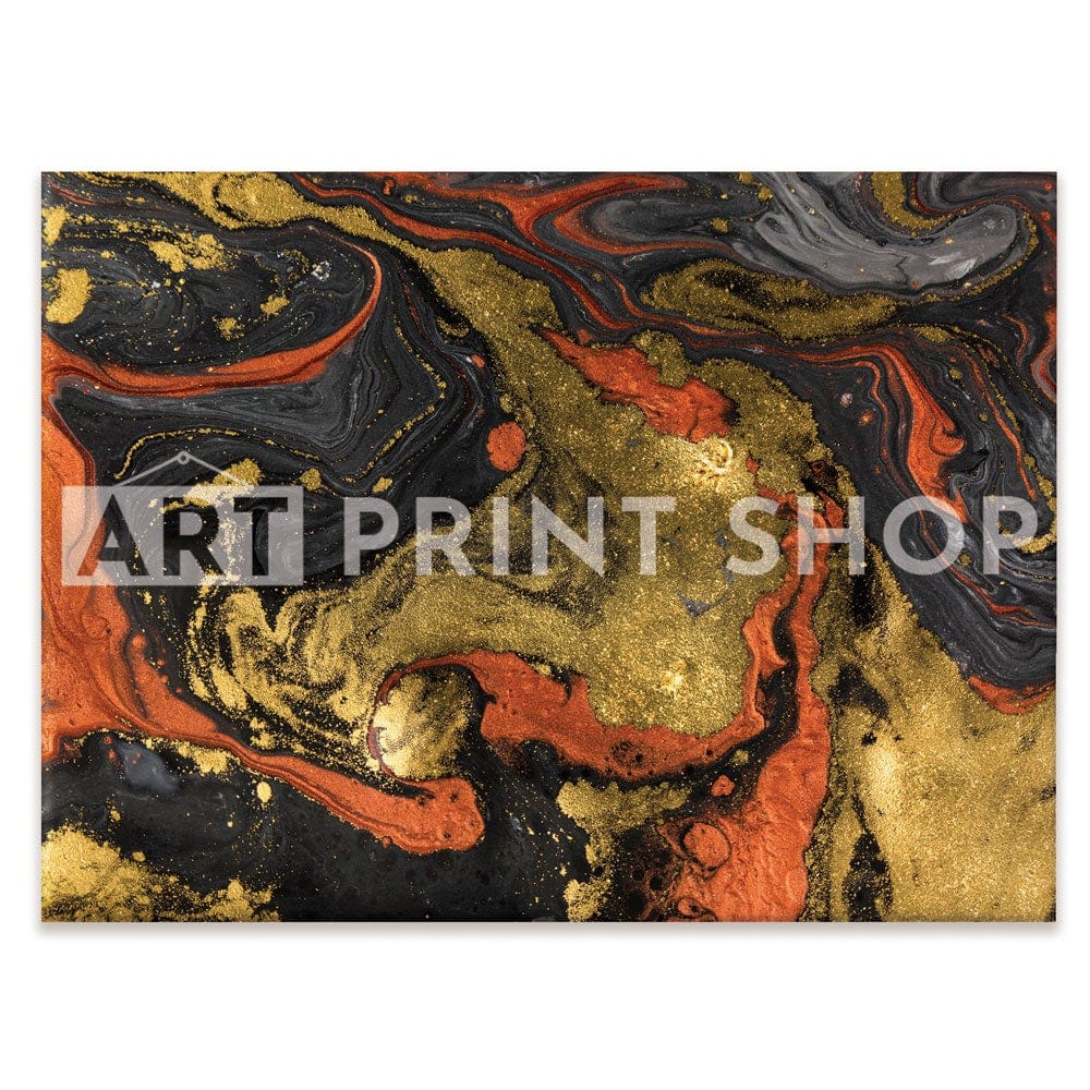 Molten Marble Canvas Print wall art product Ana Babii / Shutterstock